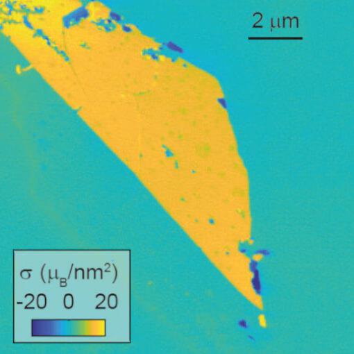 Scanning single spin magnetometry of a van der Waals magnet AFM CFM  attoLIQUID