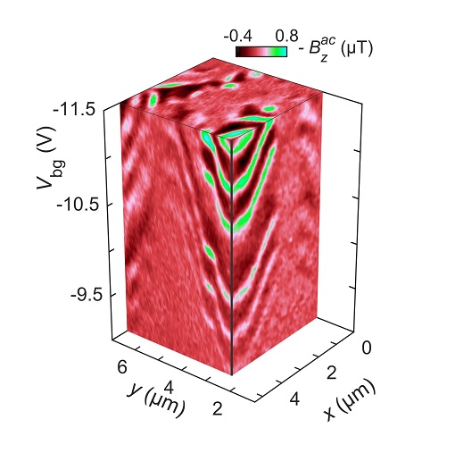 Tomographic magnetic imaging of Landau levels and twist angle disorder in magic angle graphene LT POS  ASC500