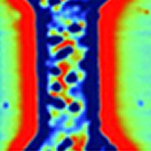 Visualization of Edge State in LPCMO Manganite Strip atomic force microscope attoAFM