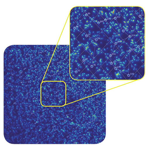 Automatic Mapping of Semiconductor QDs made with cryogenic positioner  ANP RES LT