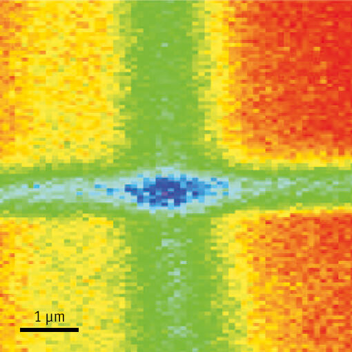 Characterizing a scanning fluorescence X ray microscope  made with the displacement sensor