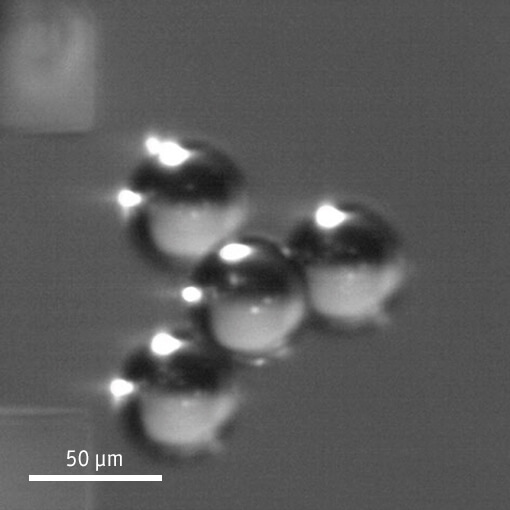 Enabling Haptic Assembly of Micrometer Structures made with Ambient or Vacuum Nanopositioner