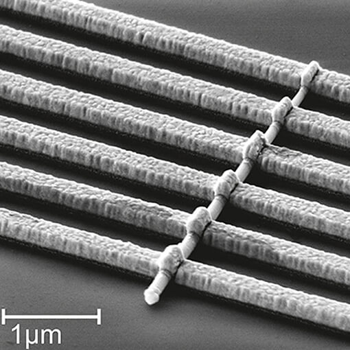 Magnetoresistance of self assembled GaMnAs based nanowires detected with atto3DR