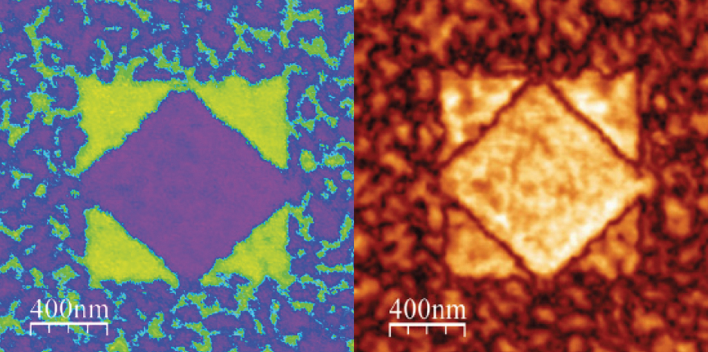 Piezo Response Force Measurements on Ferroic Oxide Films made with the cryogenic atomic force microscope