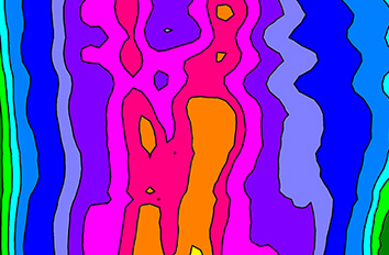 3D Profilometry of Micrometer Sized Cylinders made with the displacement sensor