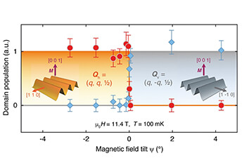 Hypersensitive macroscopic manipulation of quantum many body states made with cryogenic positioner  ANGt50 LT