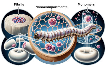 Nano to Micro Silk Fiber Morphing IR neaSCOPE+s