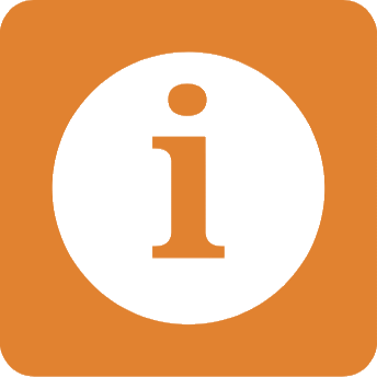 Info Icon, Orange