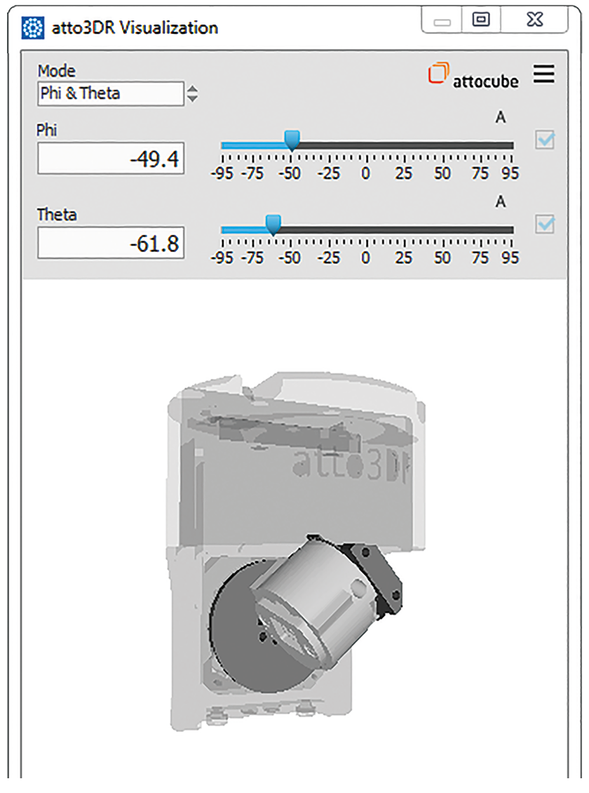 measurement tools, attotms, features, attocube modules, atto3dr view