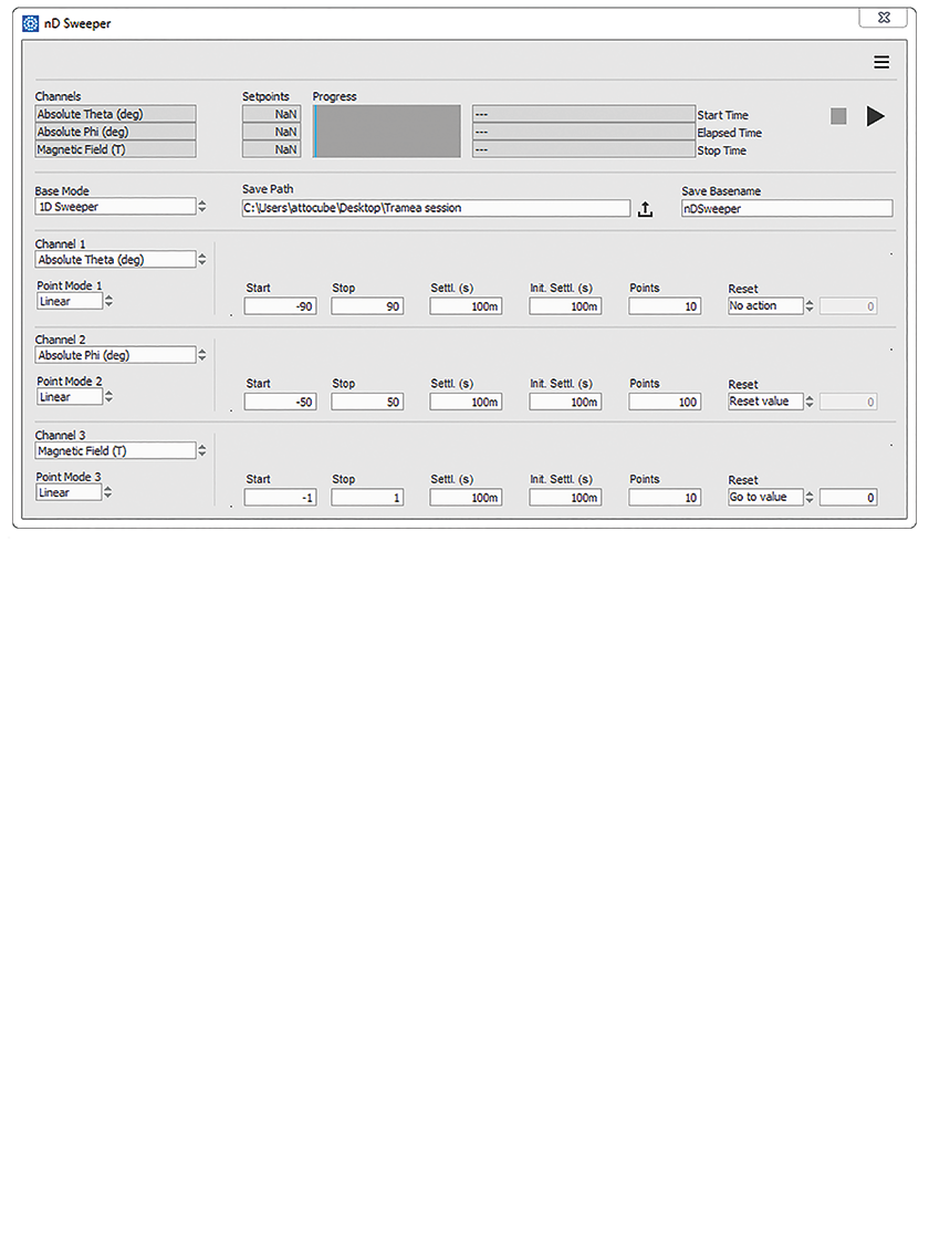 measurement tools, attotms, features, attocube modules, nd sweeper