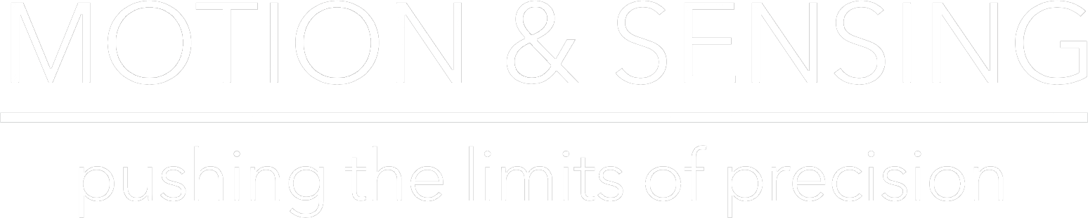 nanopositioner motion and sensing logo light